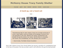 Tablet Screenshot of mchenryhousetracy.org